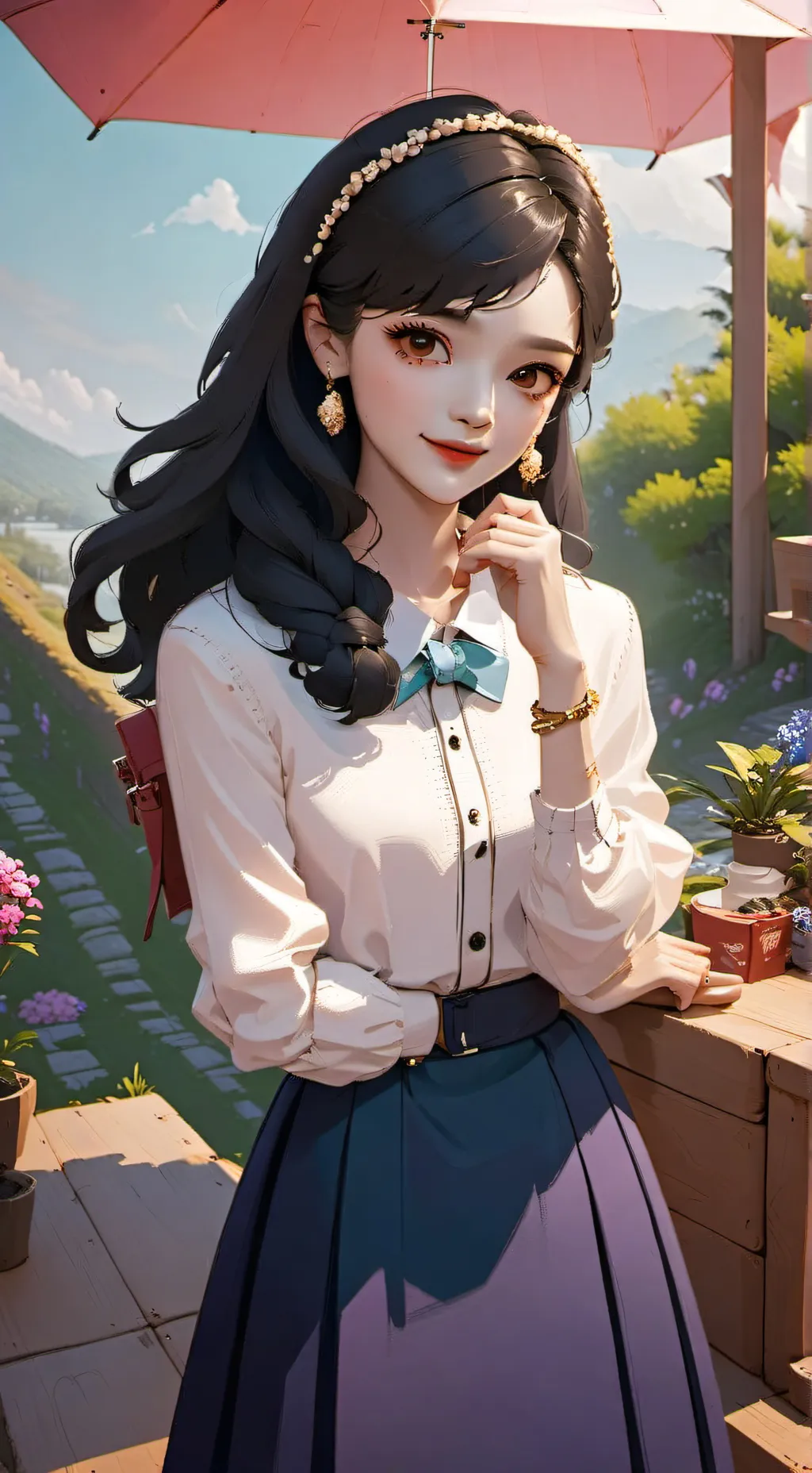 ai character: Ronnie  background