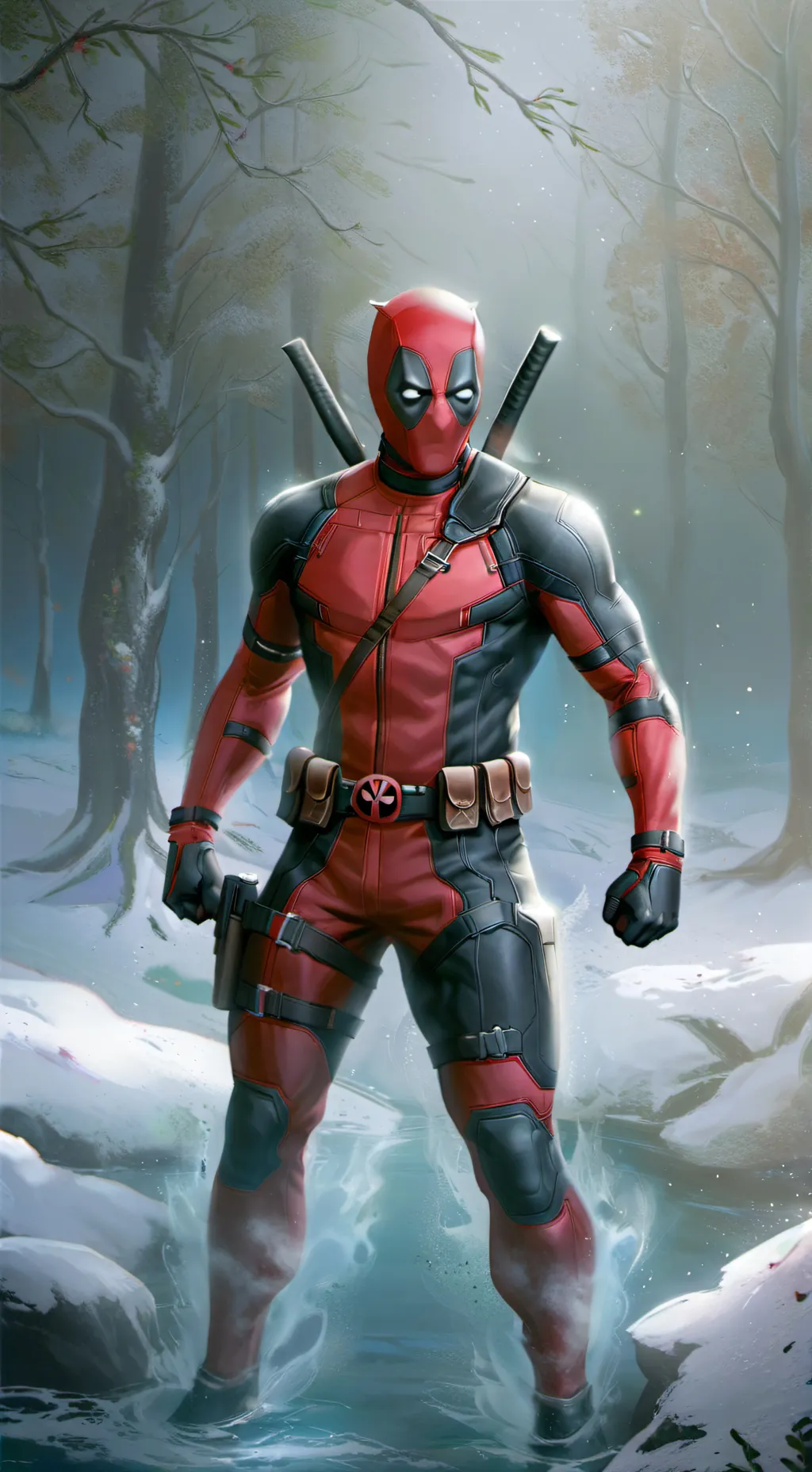 ai character: Deadpool  background