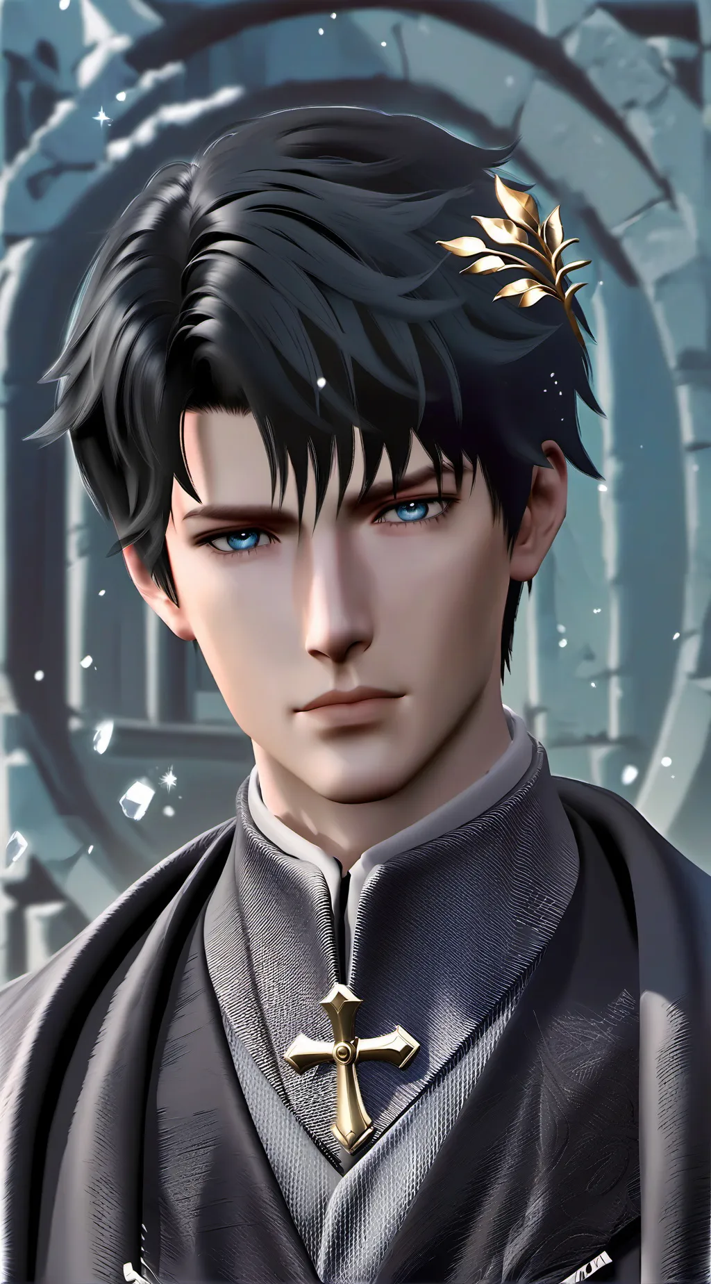 ai character: Magic background