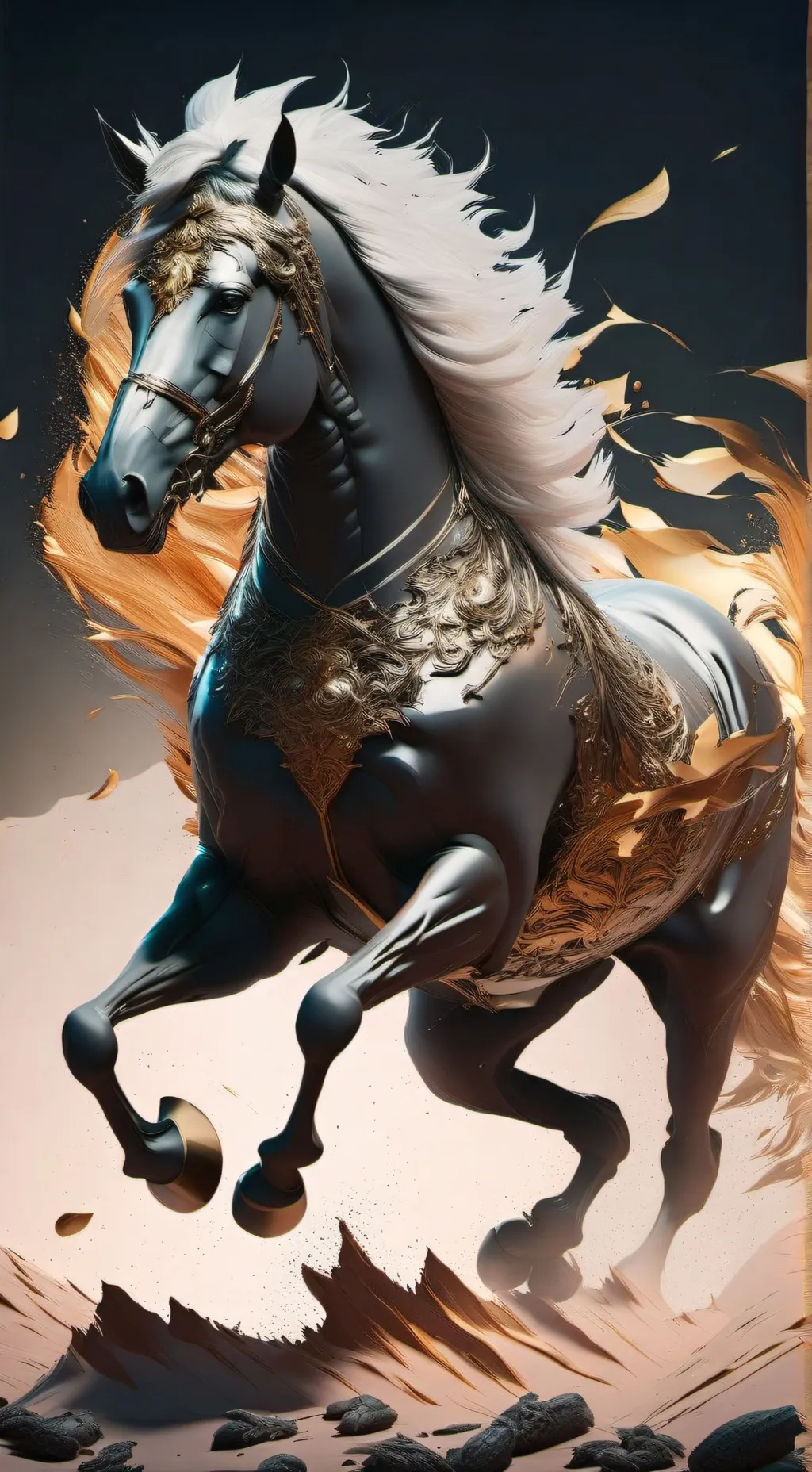ai character: indi background