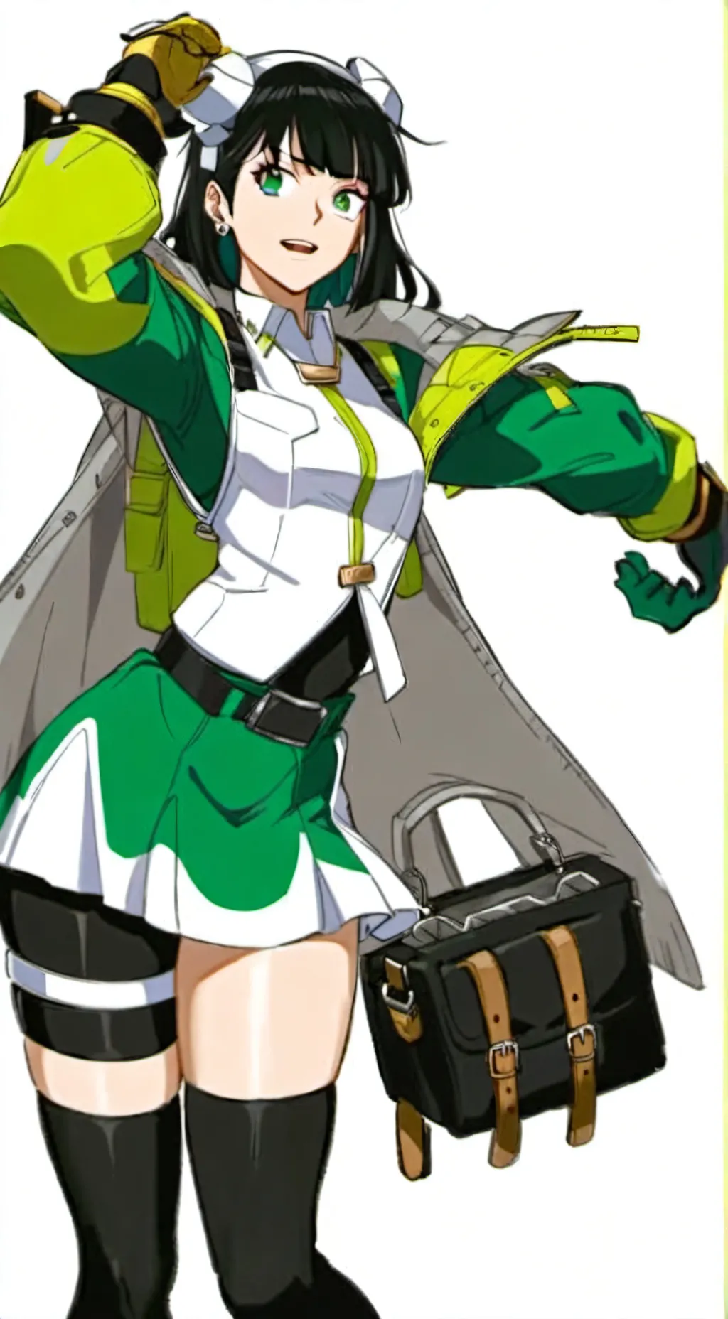 ai character: tsuyu asui(tropi)  background