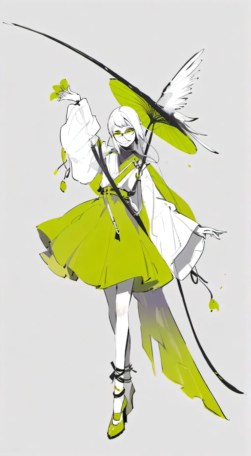 ai character: squeeze background