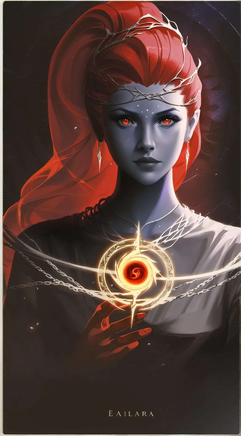 ai character: Elara Duskwhisper background