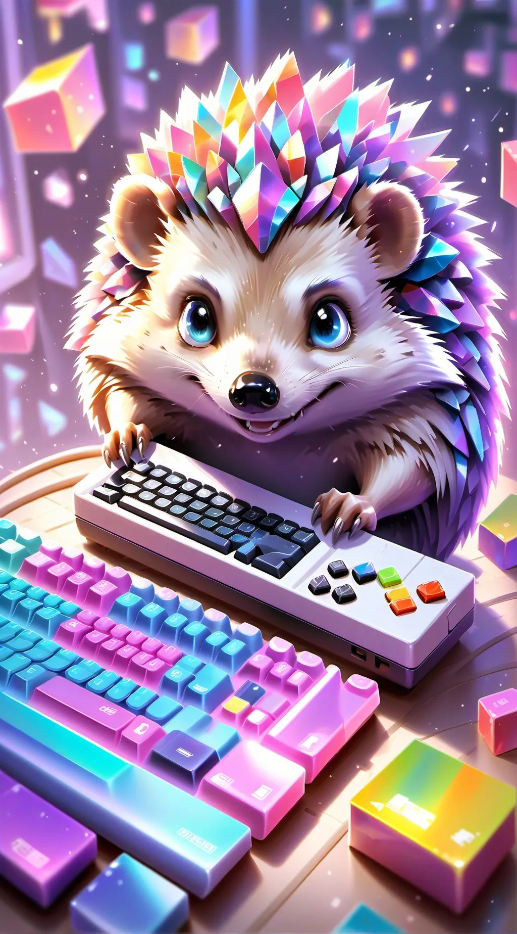 ai character: BitBit background