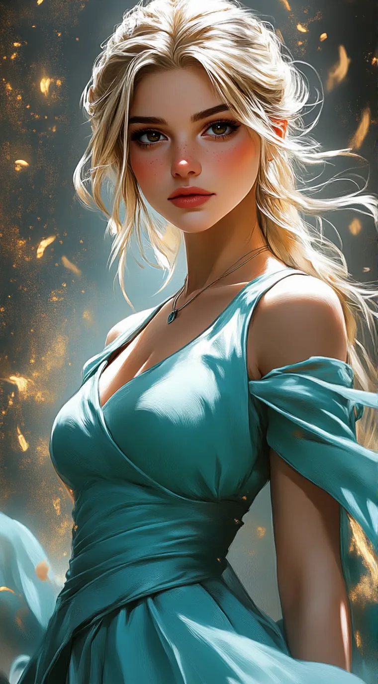 ai character: Aurora background