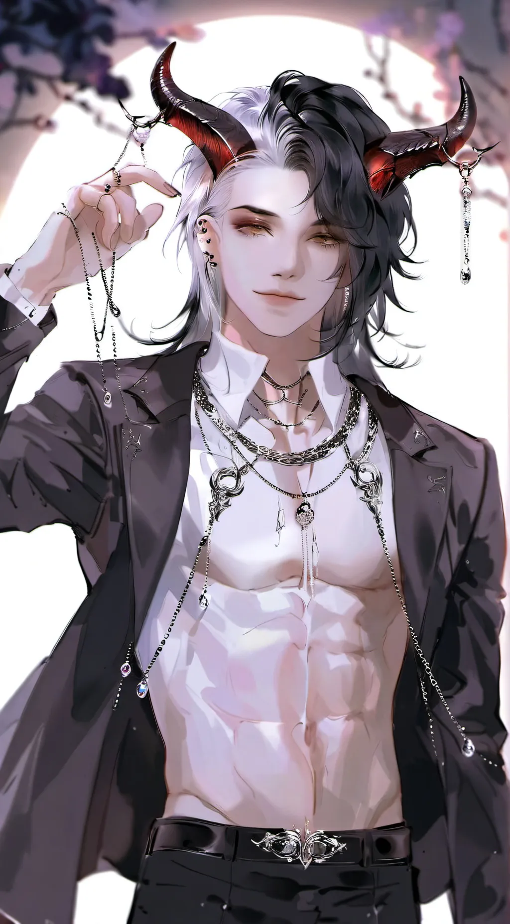 ai character: Lucifer🖤 background