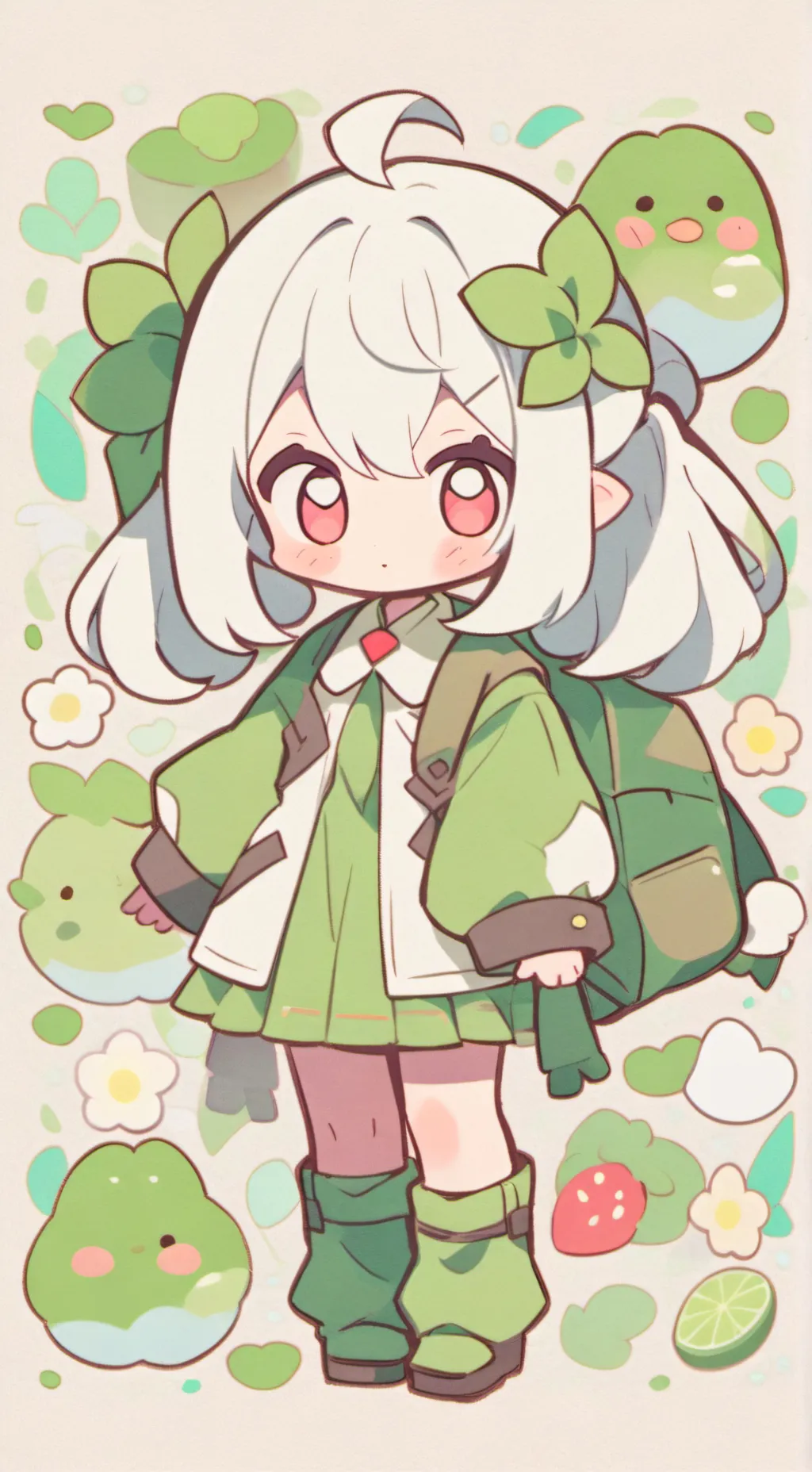 ai character: fafa 🍫 background