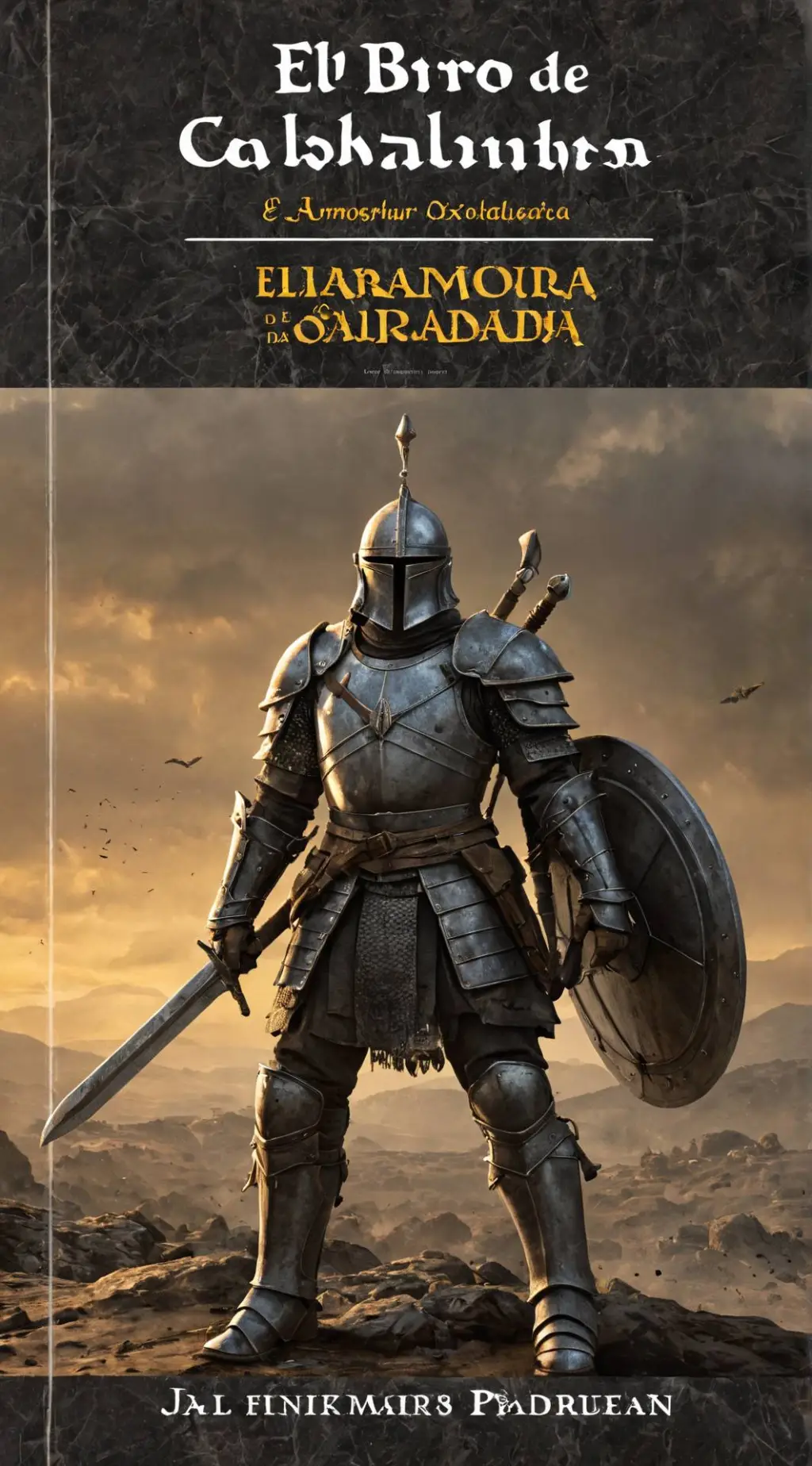 ai character: Libro "Armadura" background