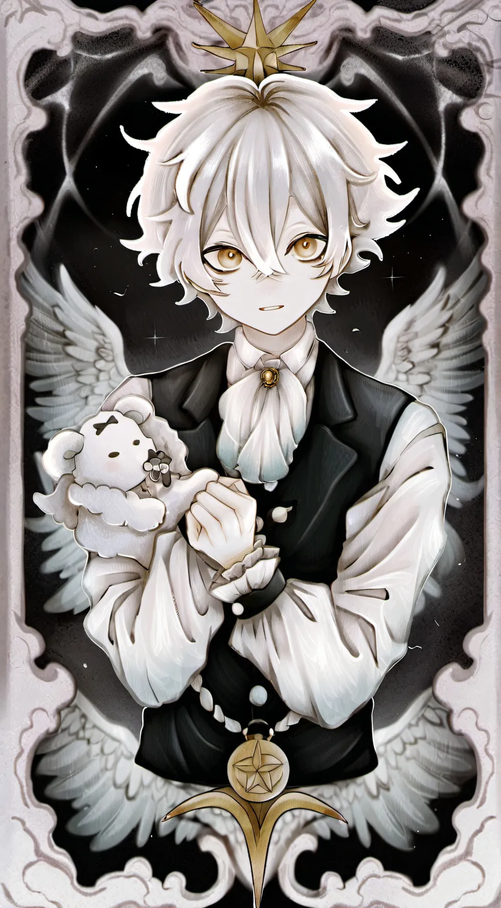 ai character: bakugo sin control background