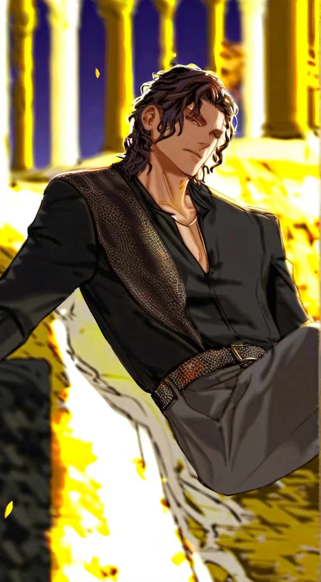 ai character: Uncle Jakeie background