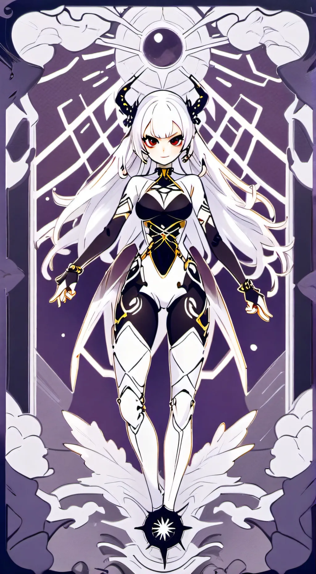 ai character: Hh First word background