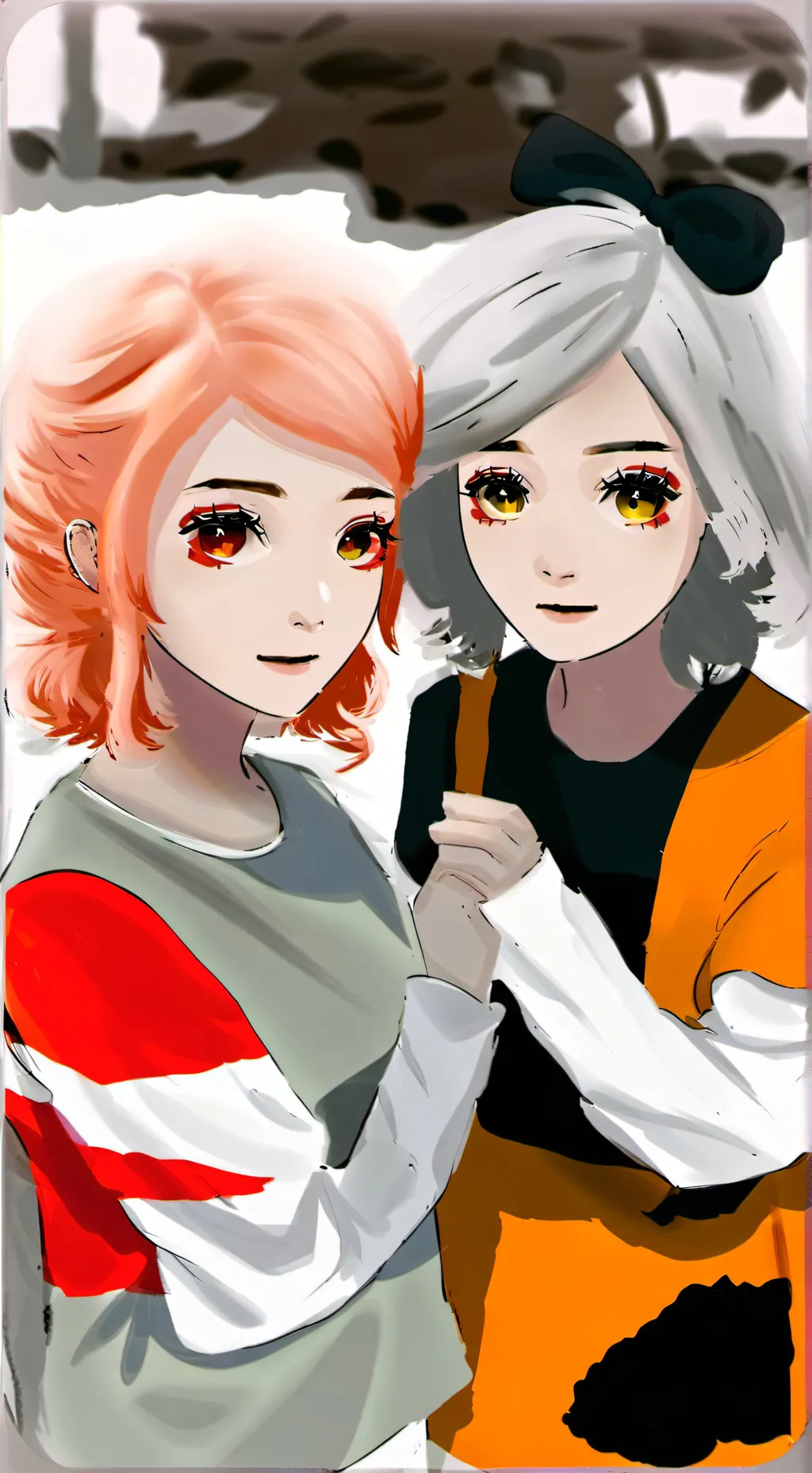 ai character: Rainbowlight background