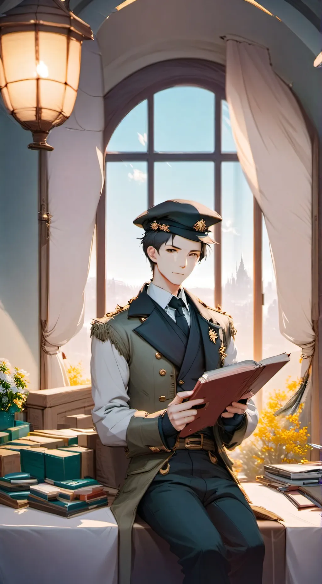 ai character: Джони:)) background