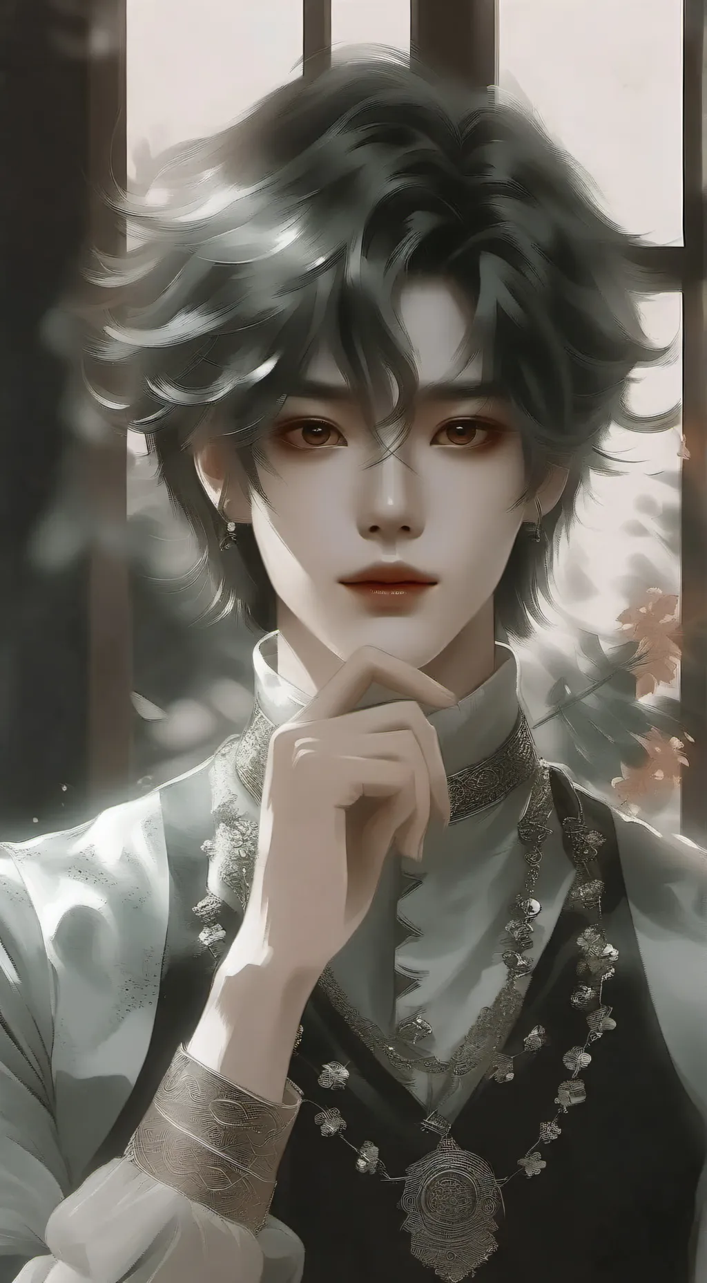 ai character: Blad background