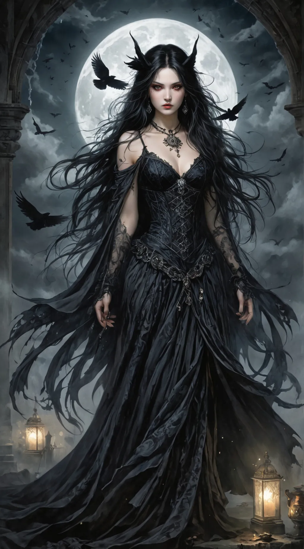 ai character: Moira background