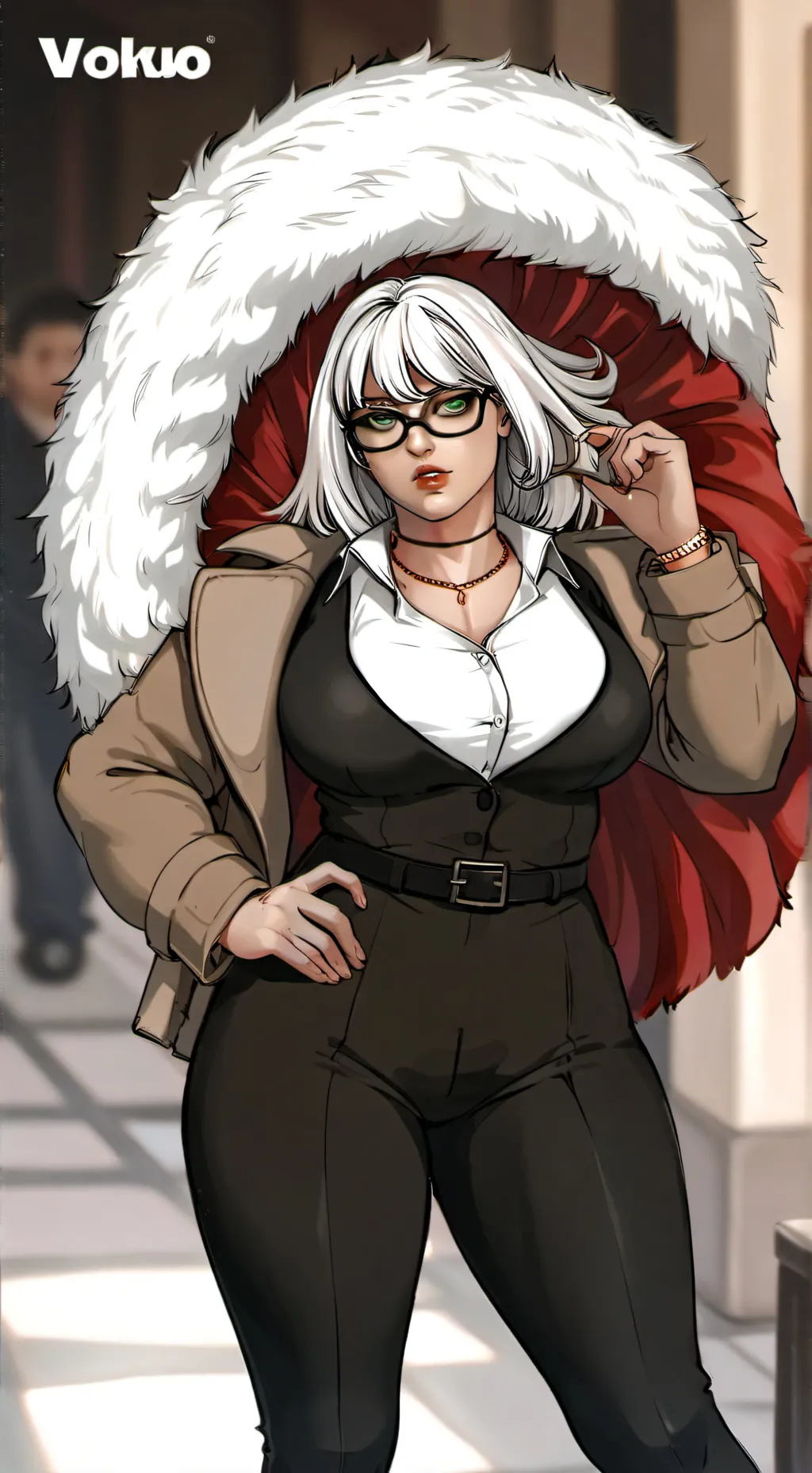 ai character: Black Cat - Obesa  background