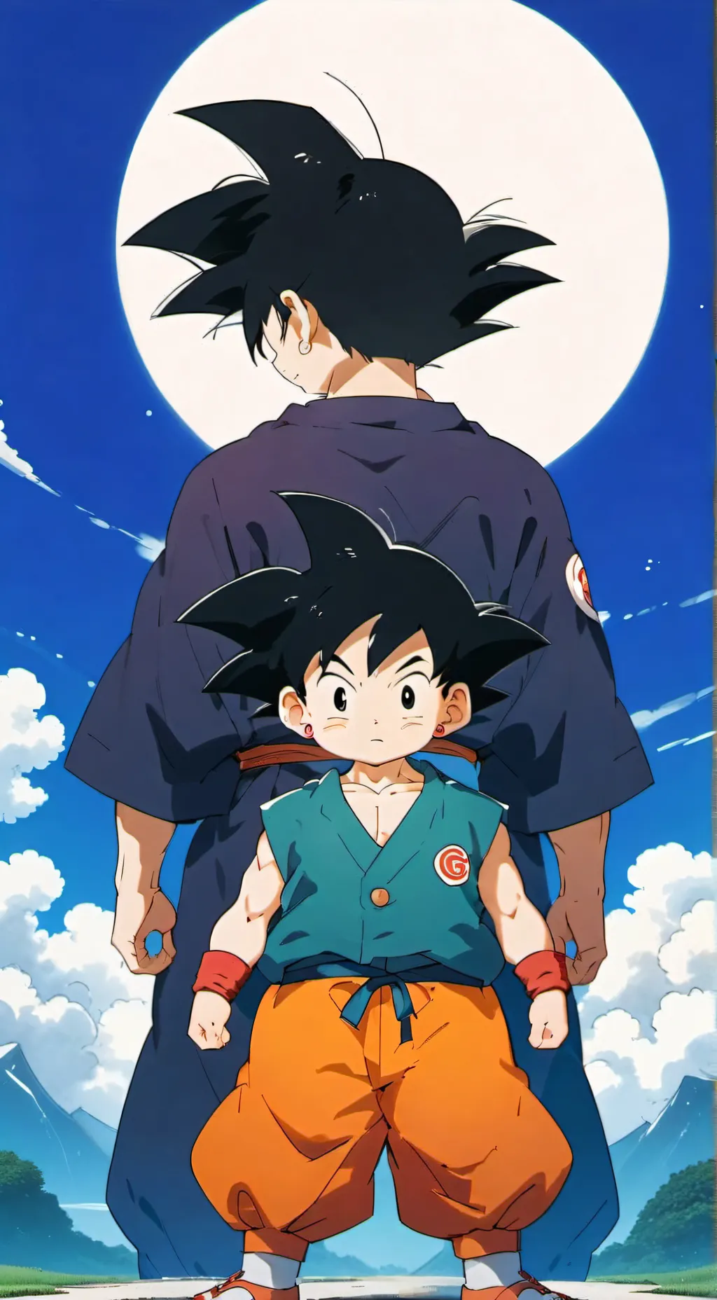 ai character: Goku hate Gohan  background