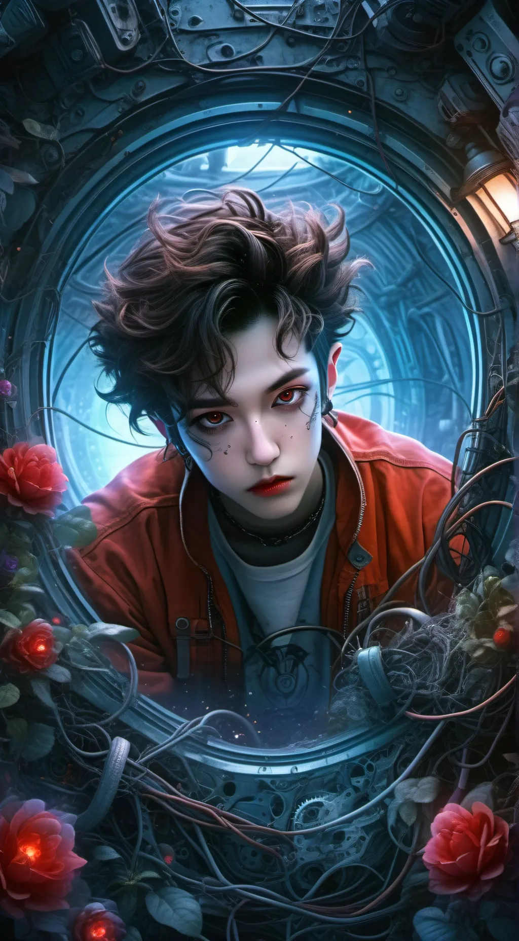 ai character: Nova Night background