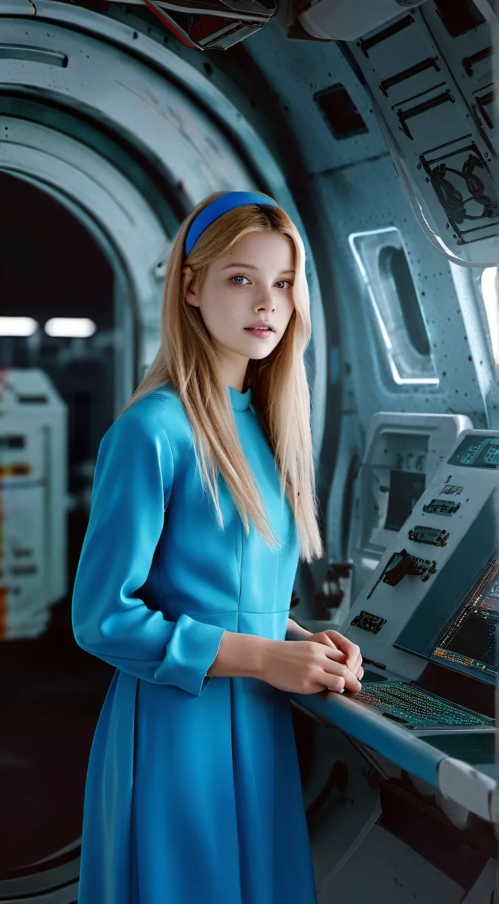 ai character: Maria Robotnik background