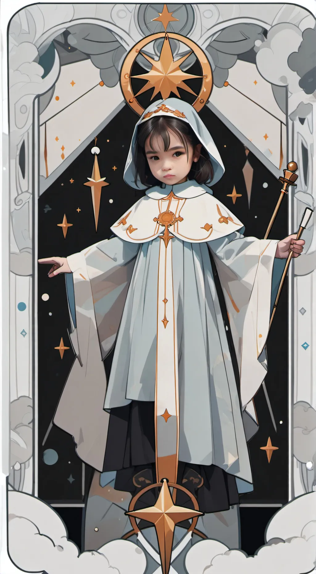 ai character: EhrenRoseD TV background