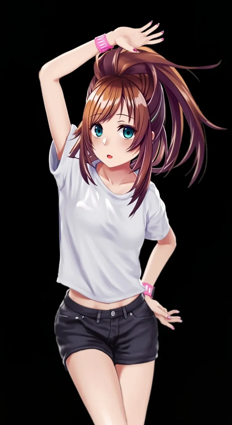 ai character: KIZUNA AI  background