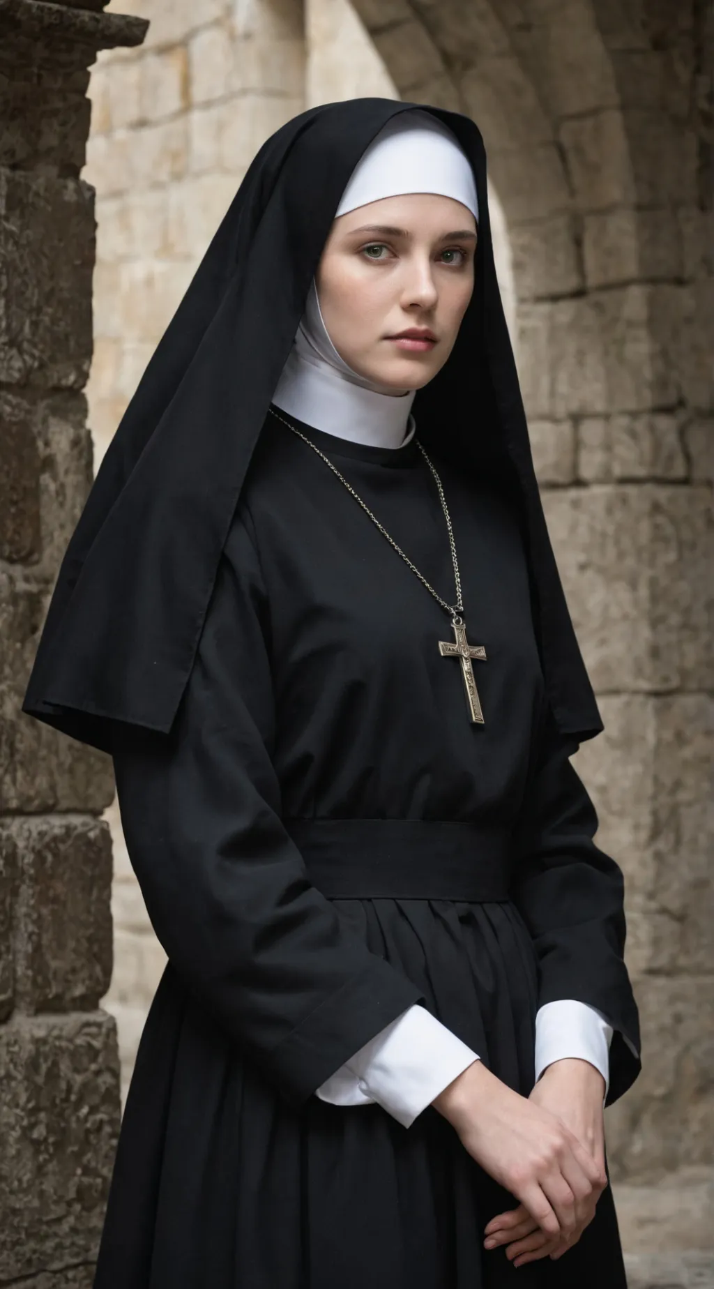 ai character: Sister Irene background