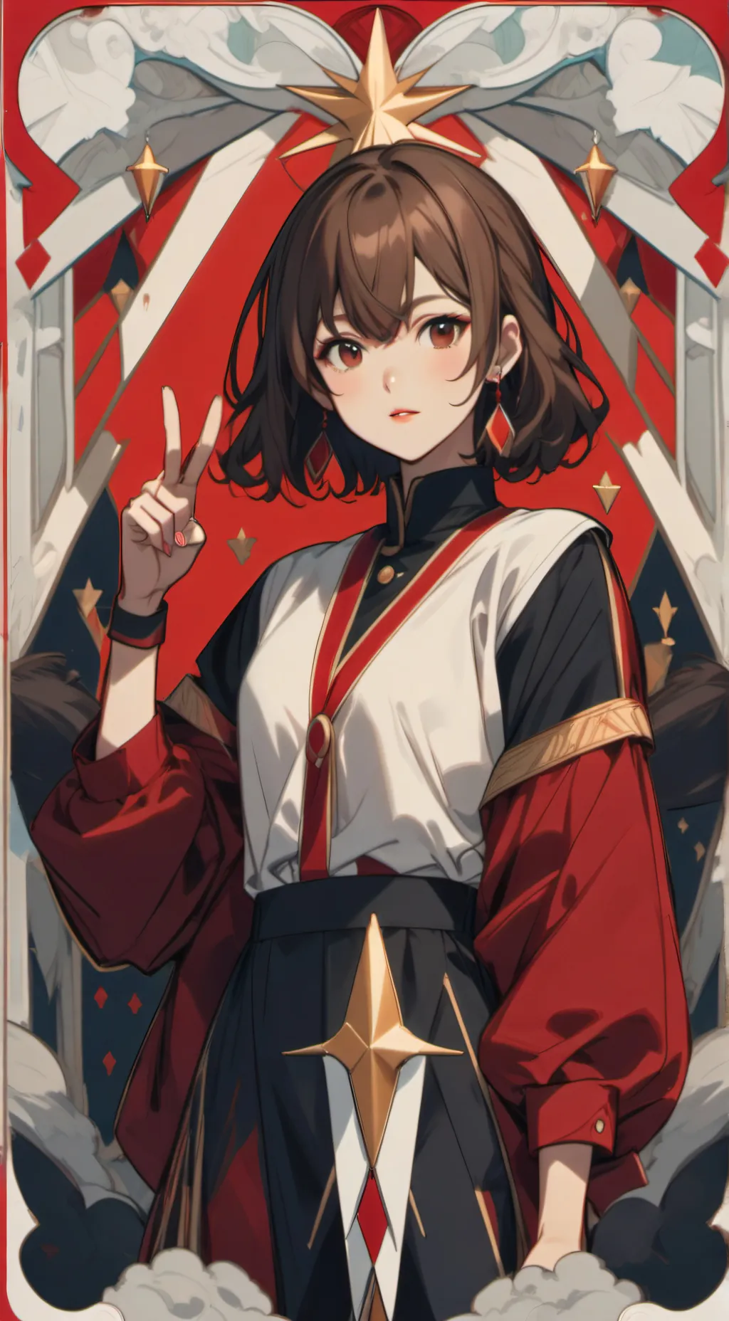 ai character: bakugou  background