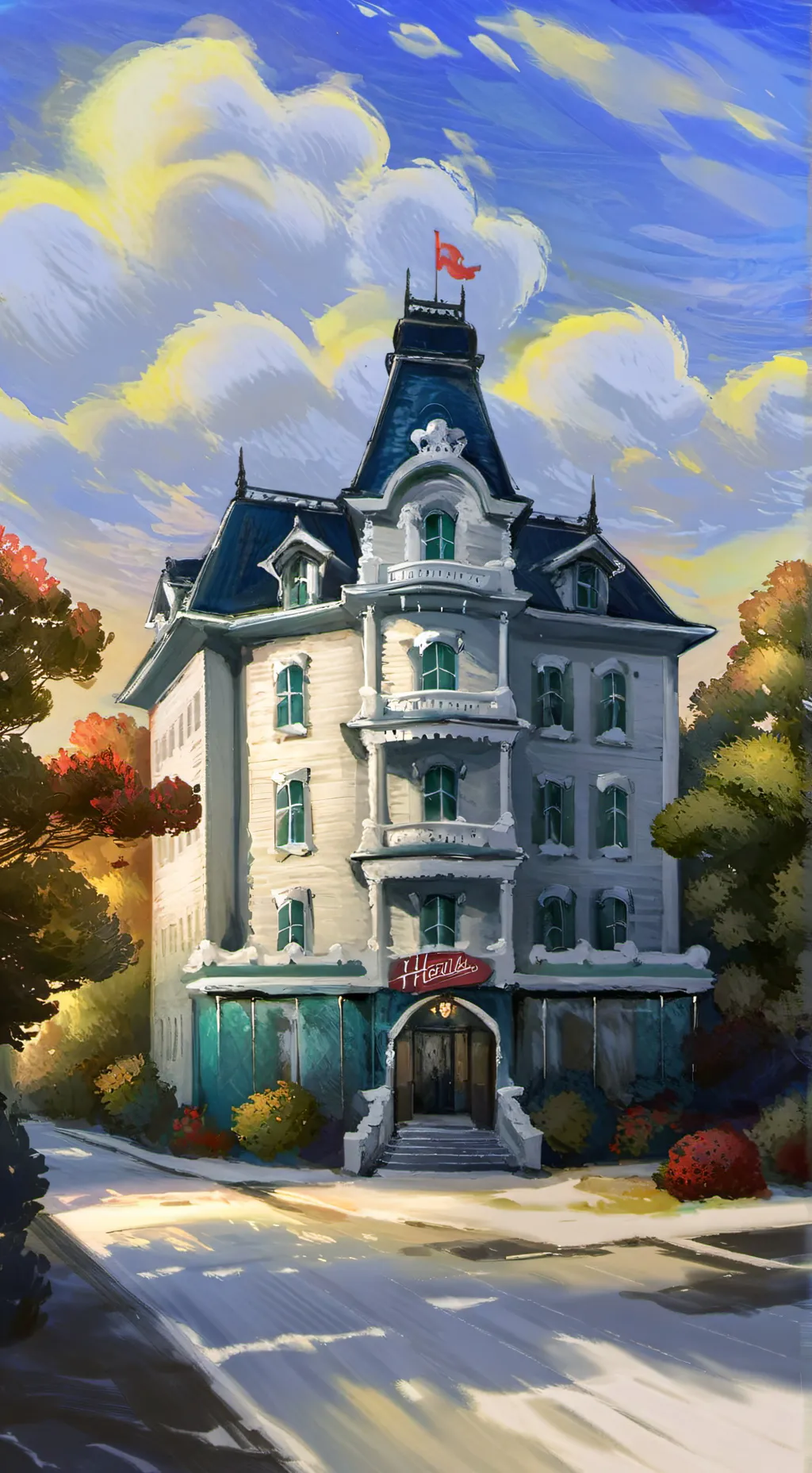 ai character: Hazbin hotel background