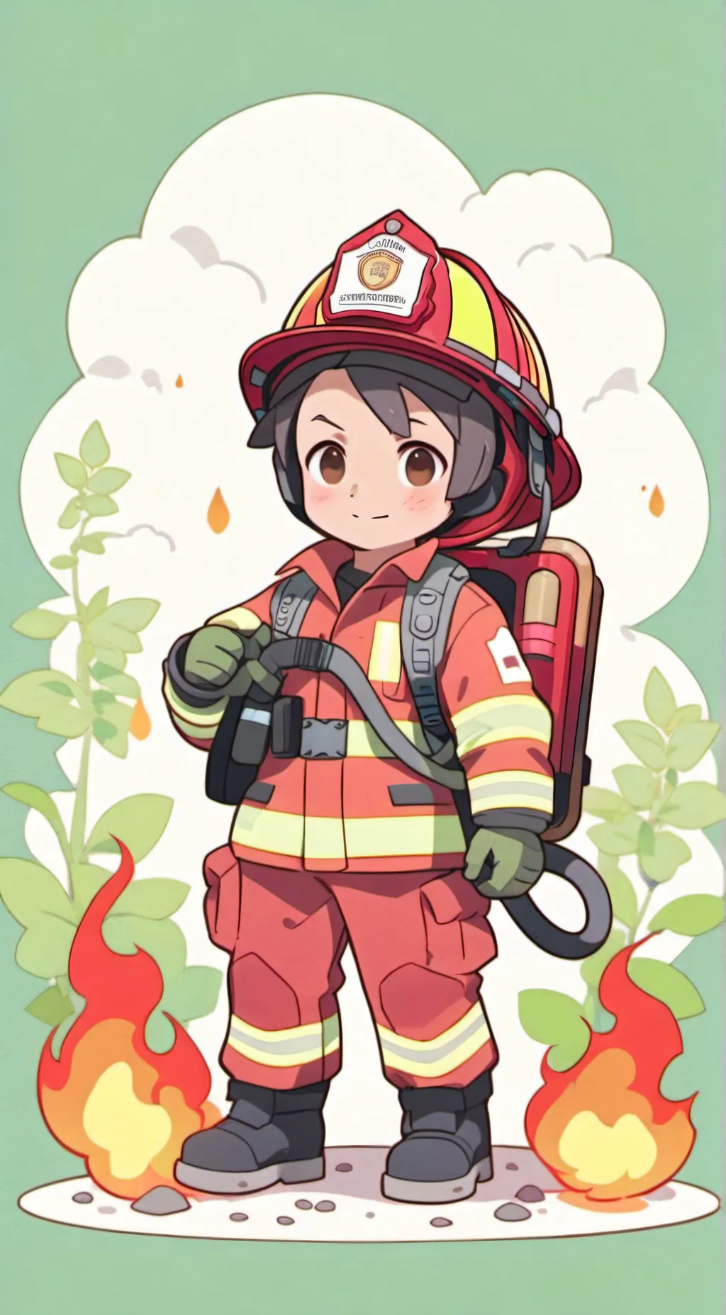 ai character: Your olly swan background