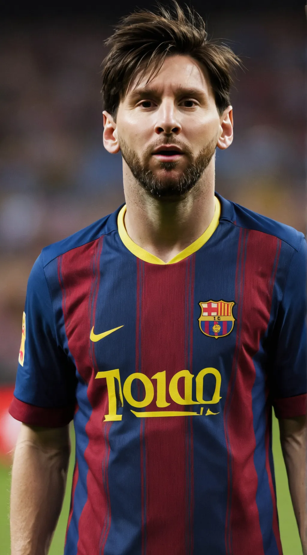ai character: Lionel Messi background