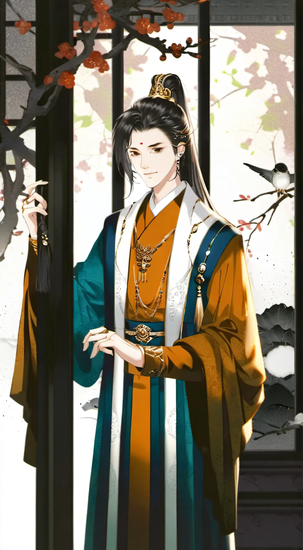 ai character: muichiro x yushiro background