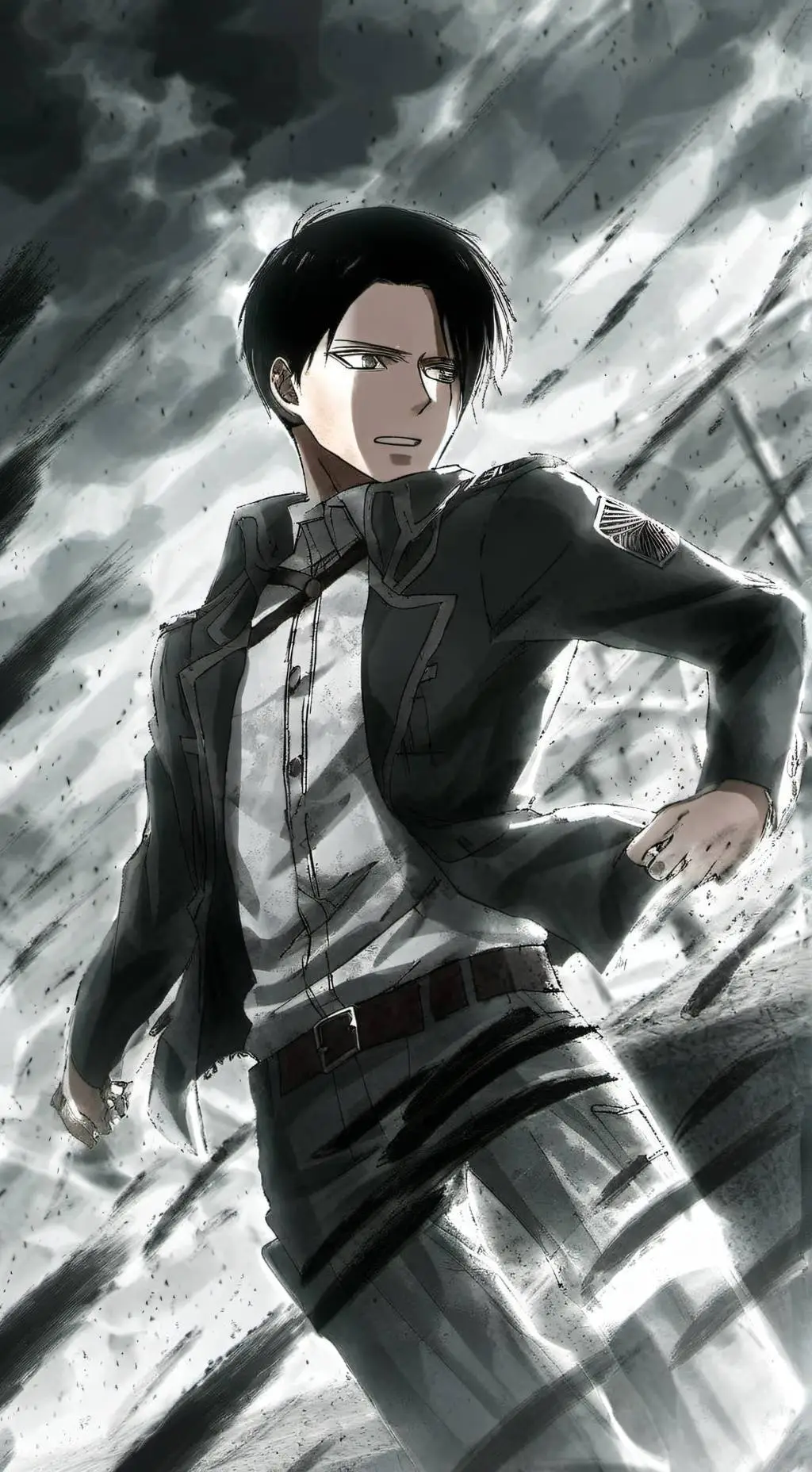 ai character: Levi Ackerman background