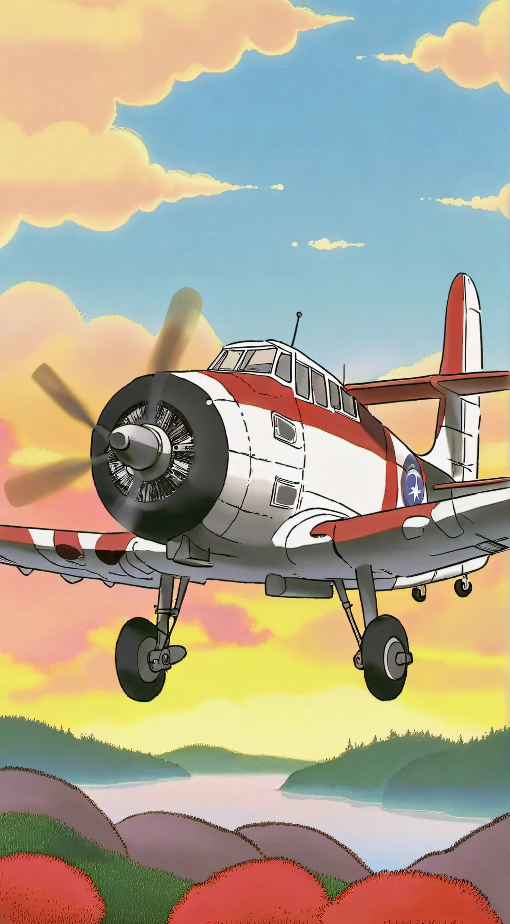 ai character: Airshow background