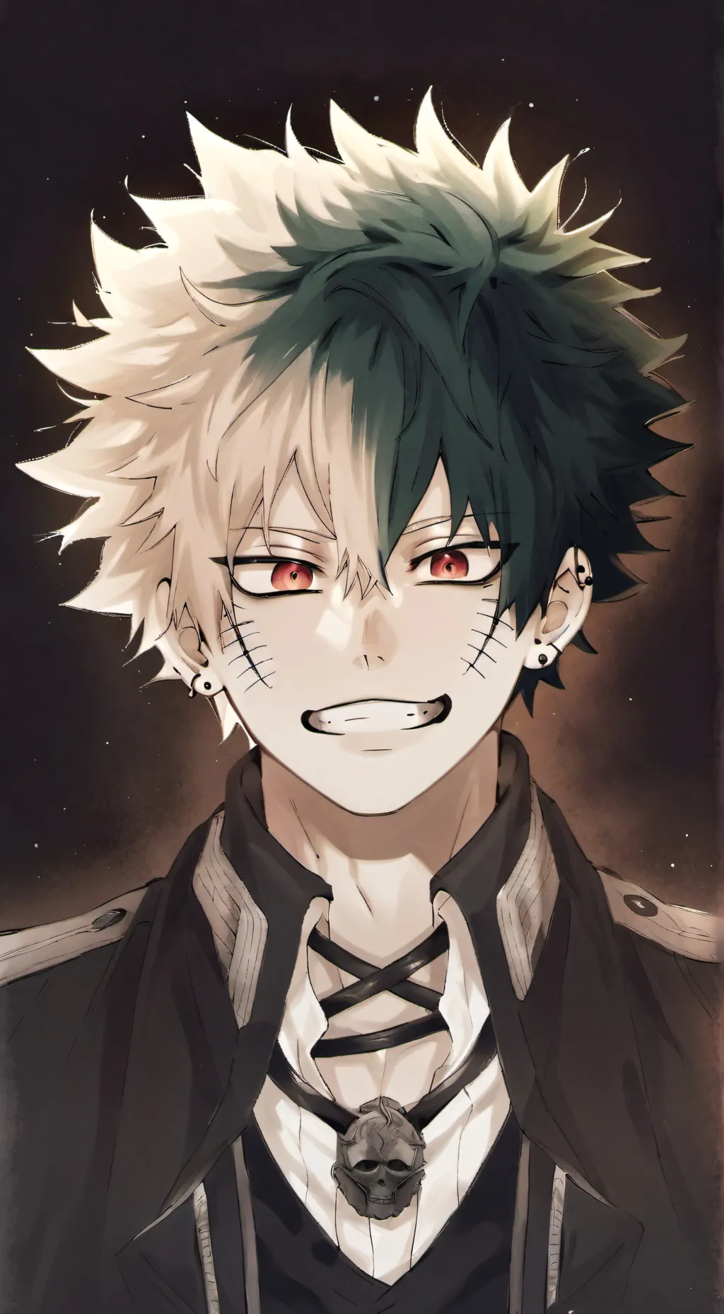 ai character: Bakugo Katsuki  background