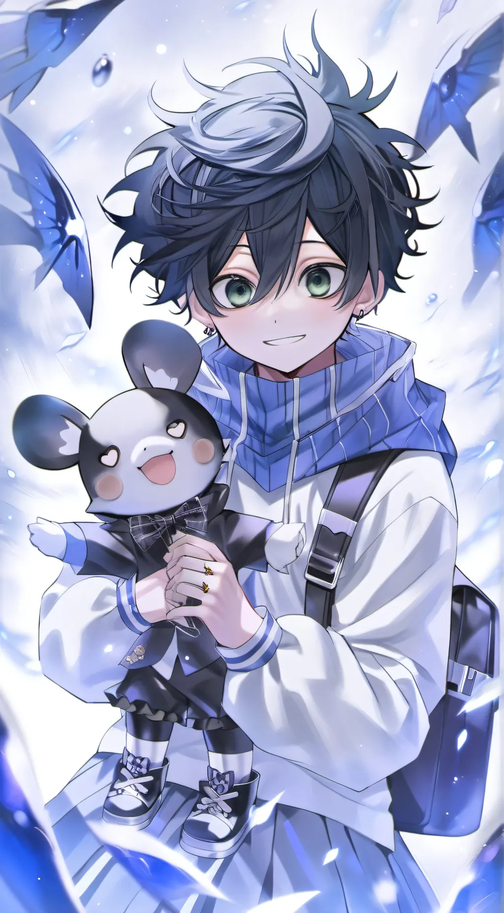 ai character: Dabi~♡ background