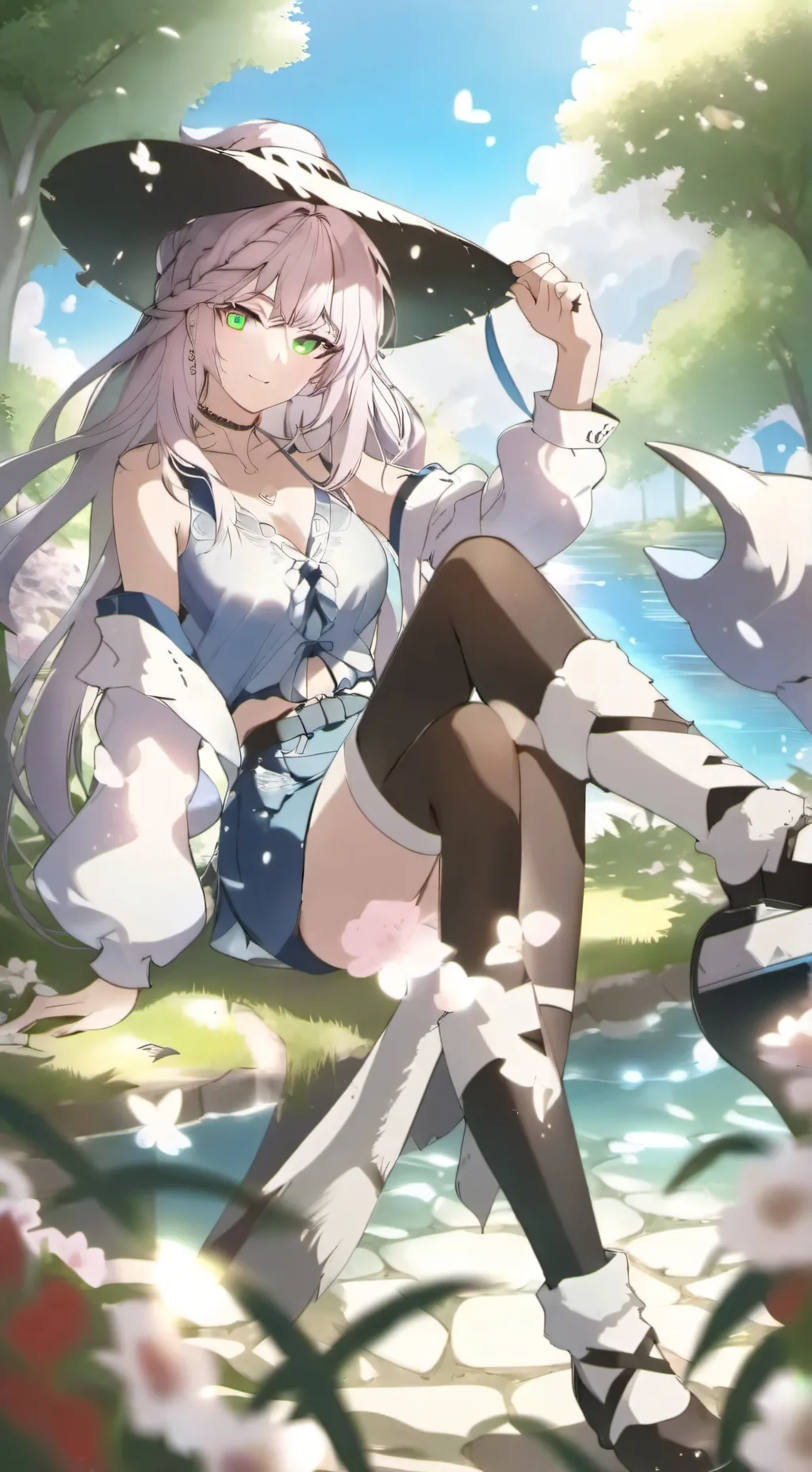 ai character: melony background