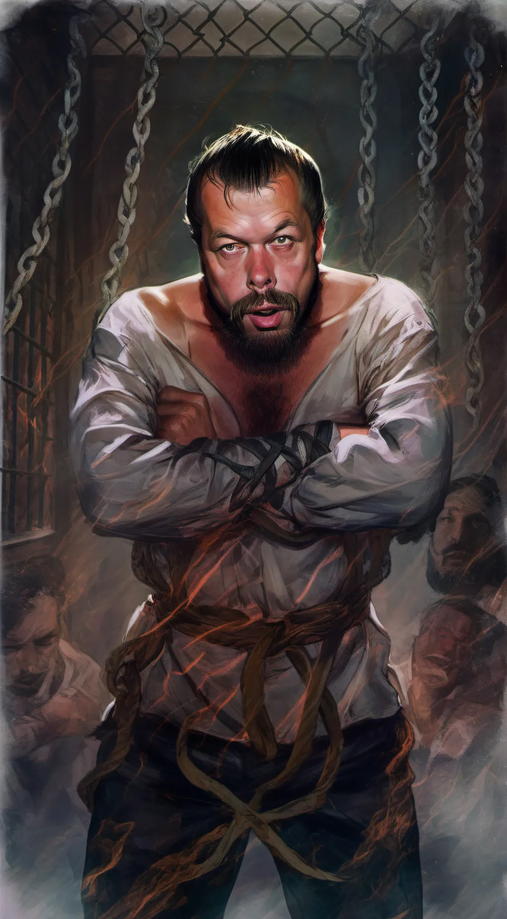 ai character: Поехавший background