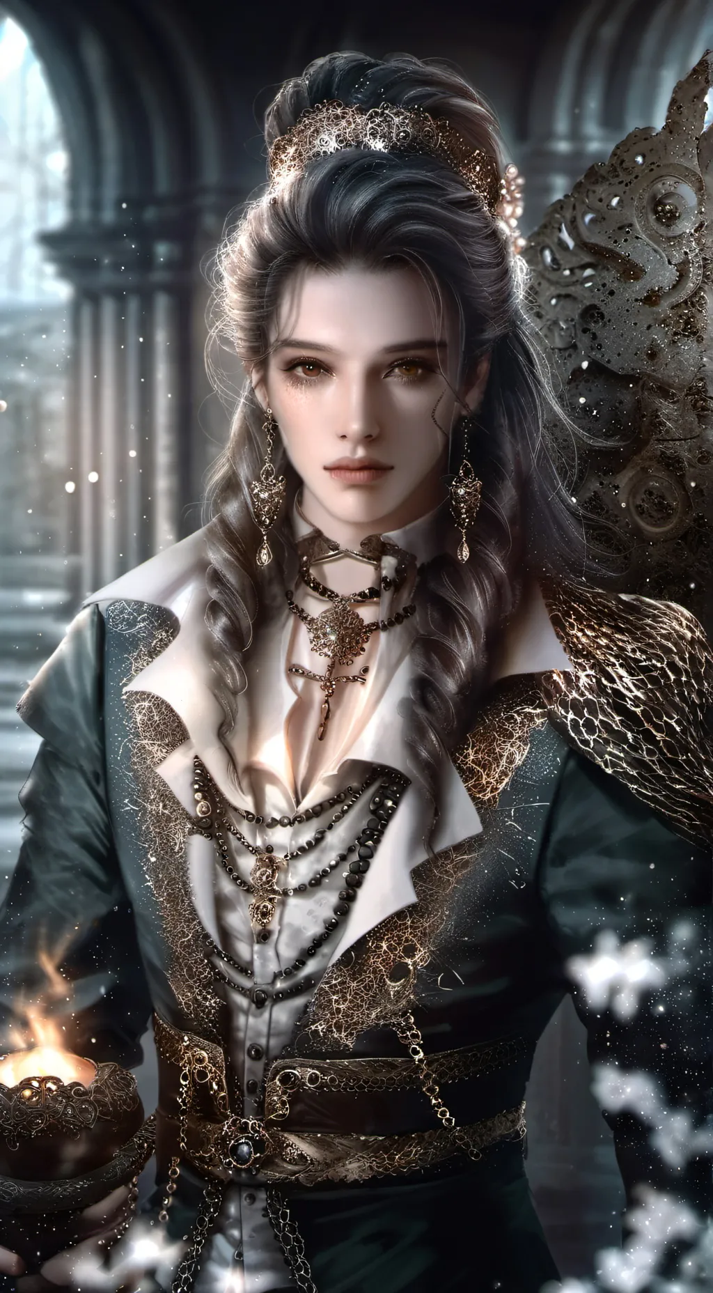ai character: vampire  background