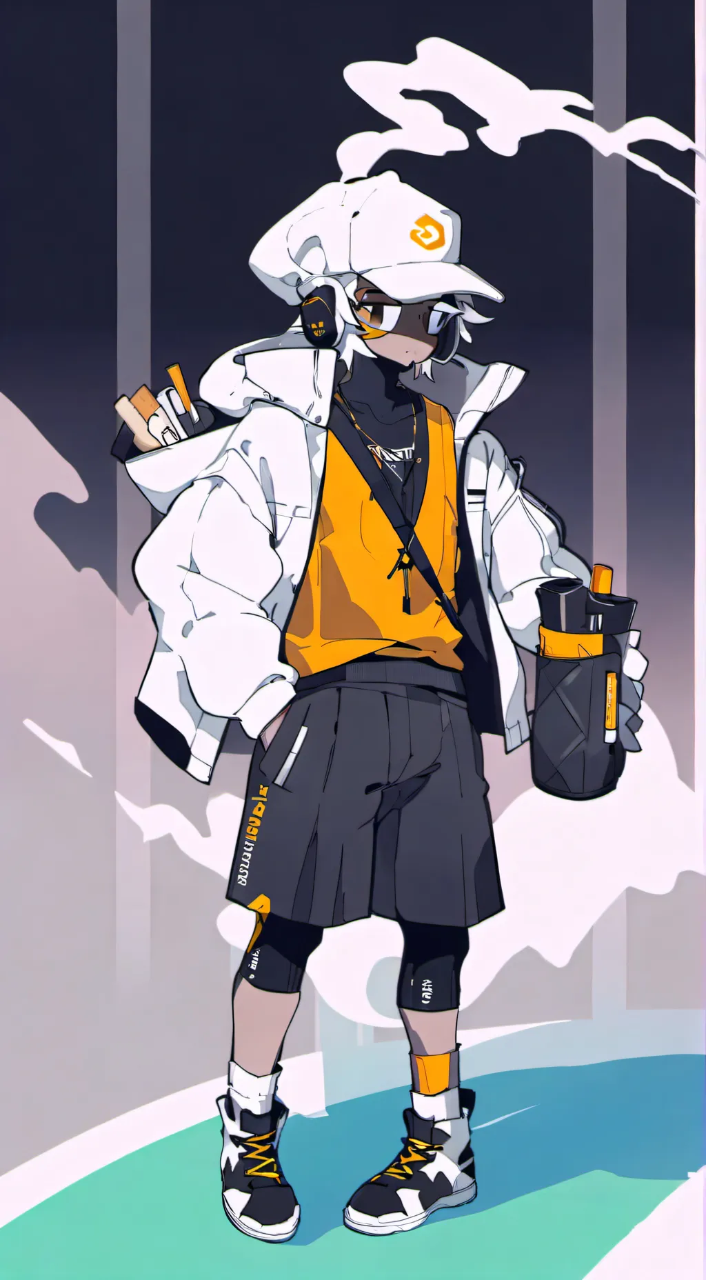 ai character: SPRUNKI 1 background