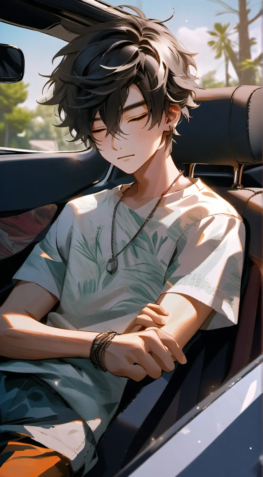 ai character: Roadtrip!  background