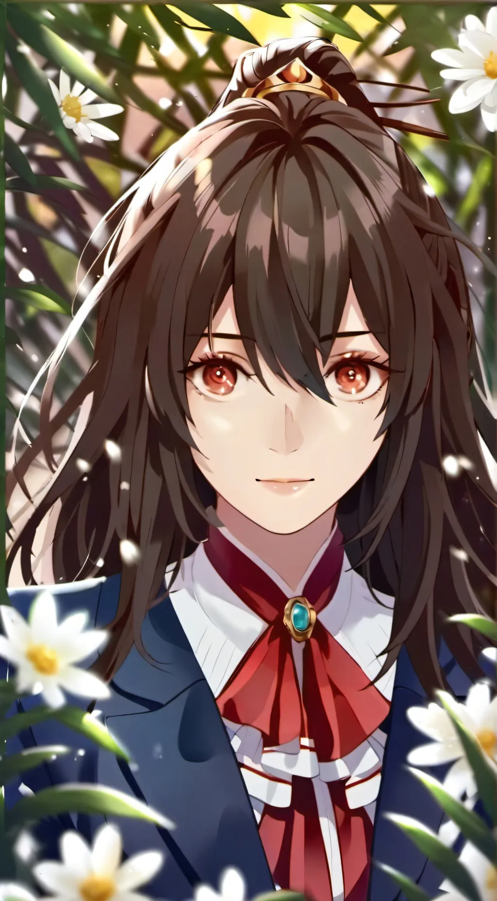 ai character: tiara background