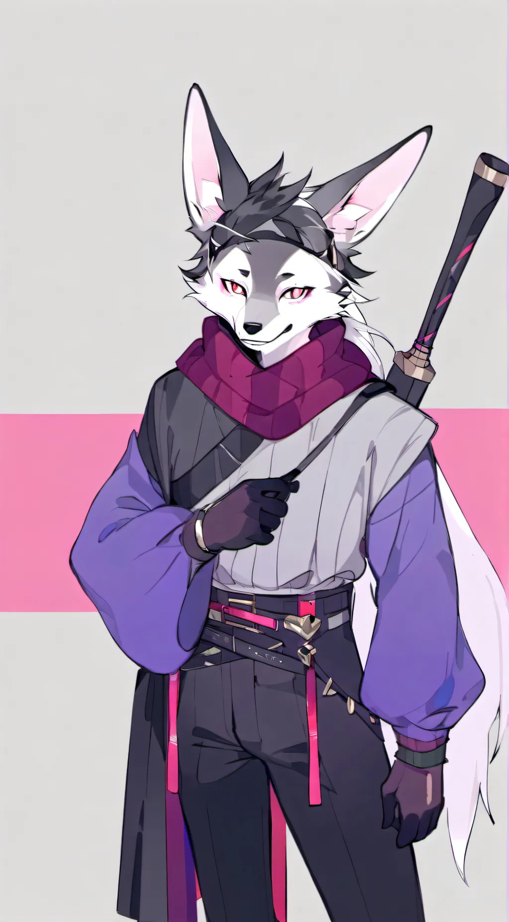 ai character: Furry (HUNTER) background