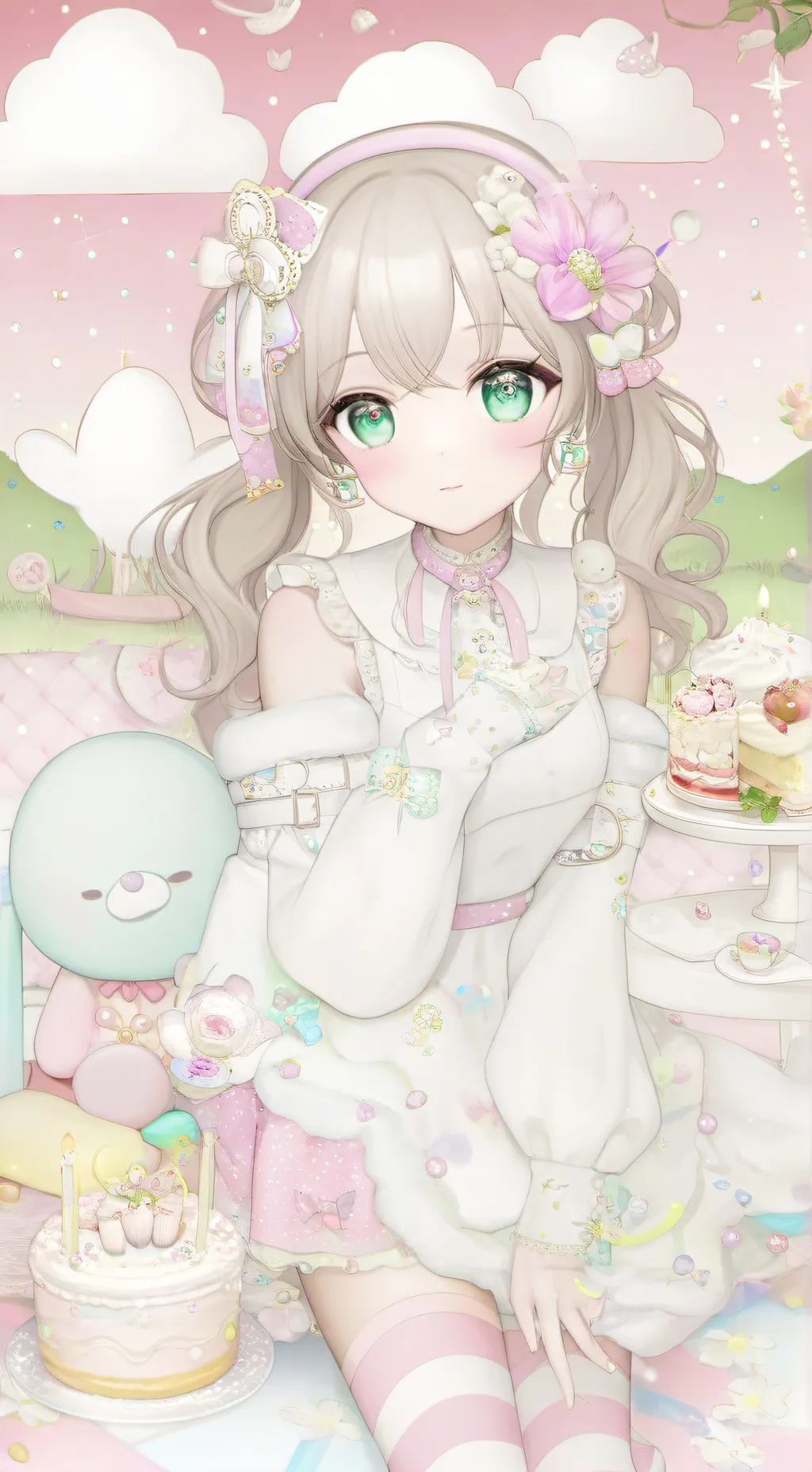 ai character: Luna background