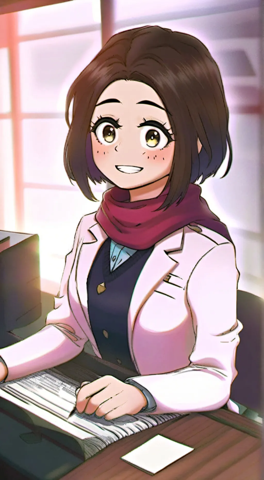 ai character: Uraraka background