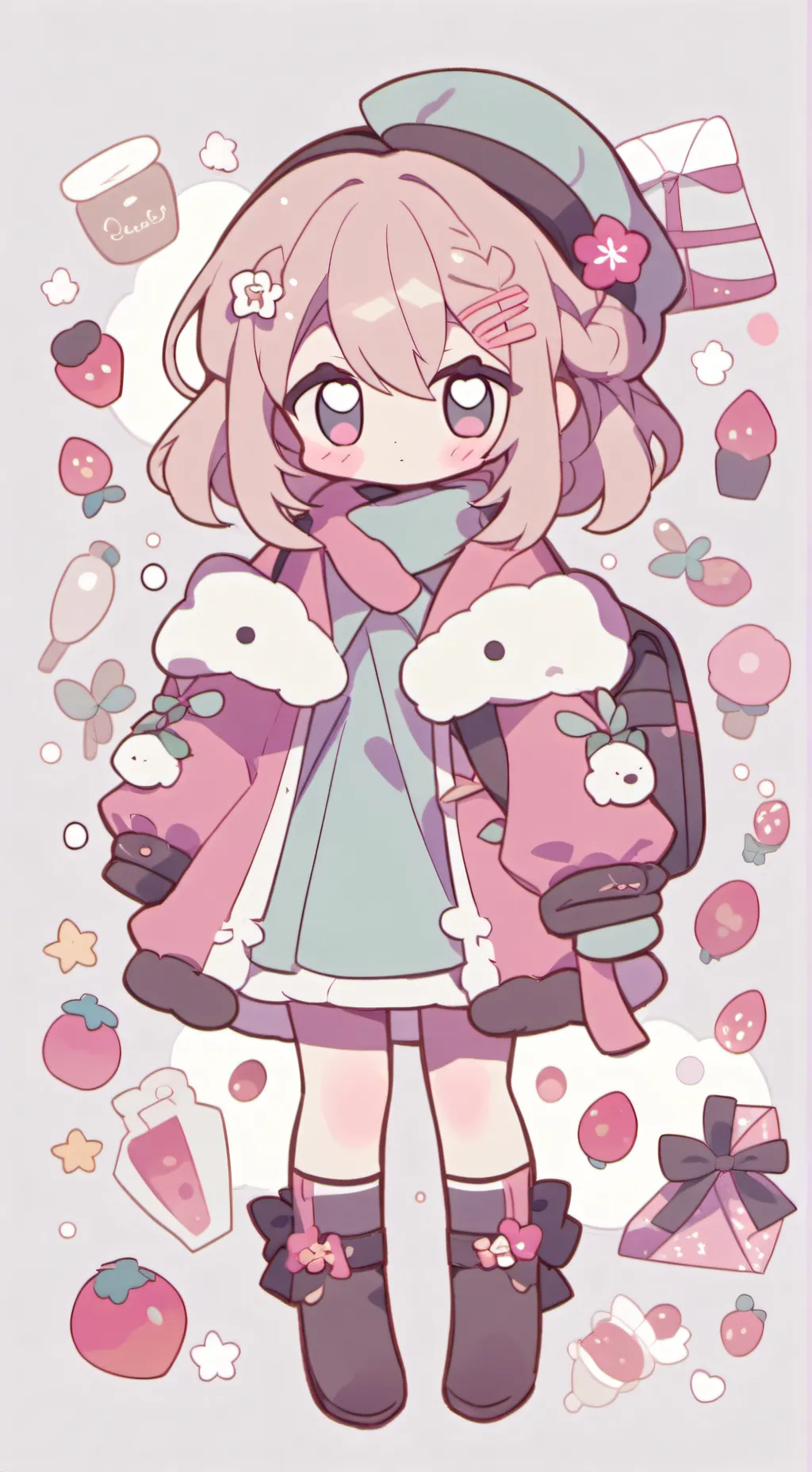 ai character: demon slayer noël background