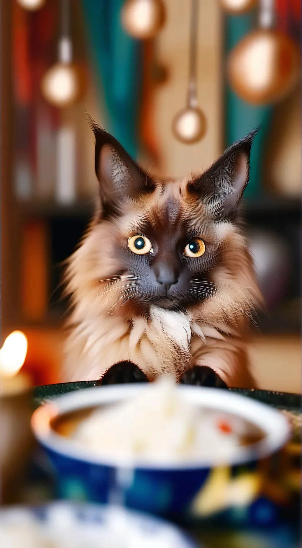 ai character: cat background