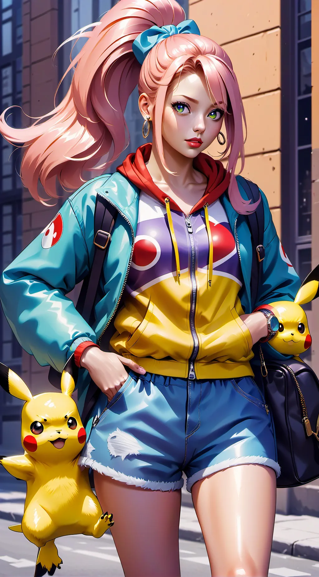 ai character: Katy background