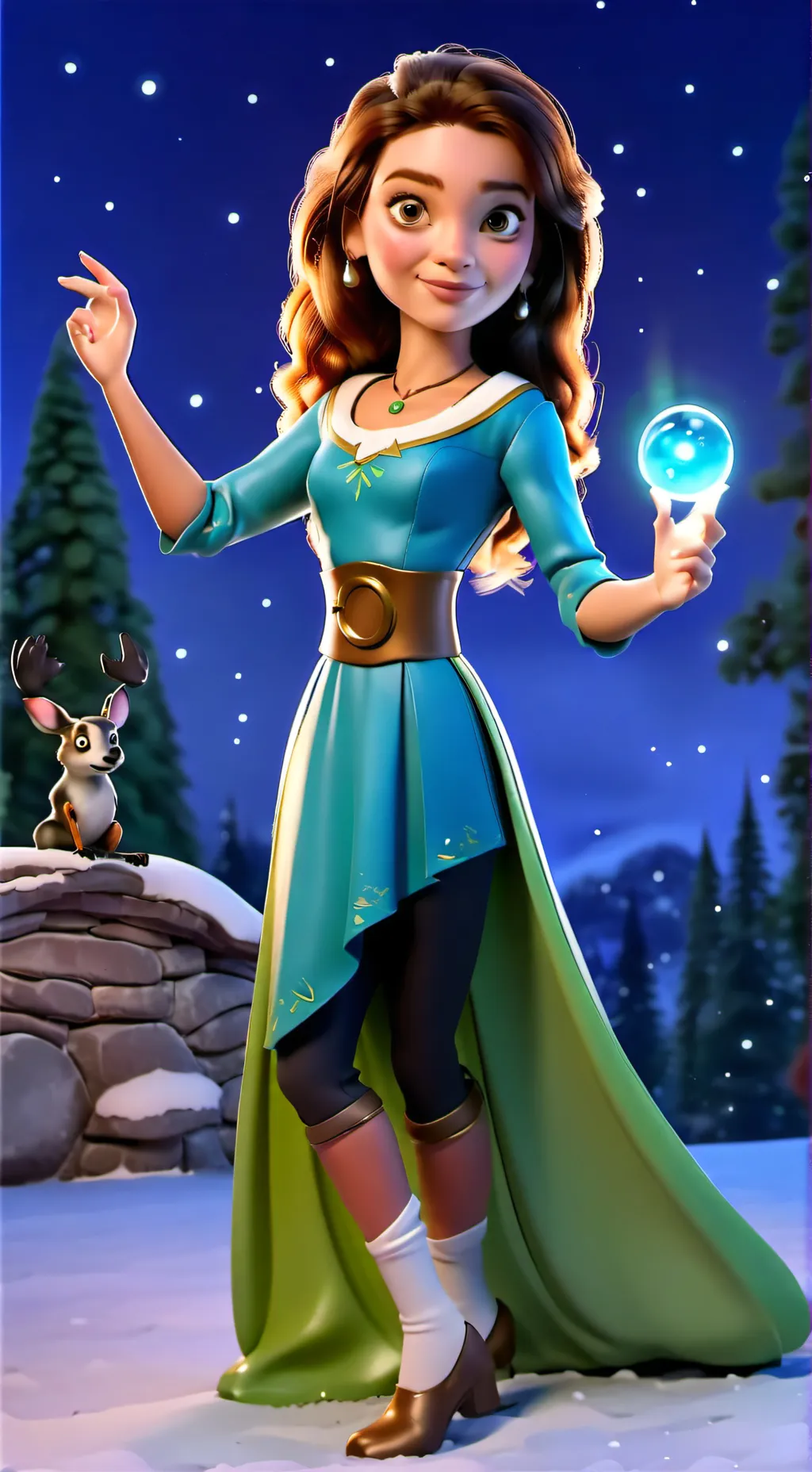 ai character: Mira background