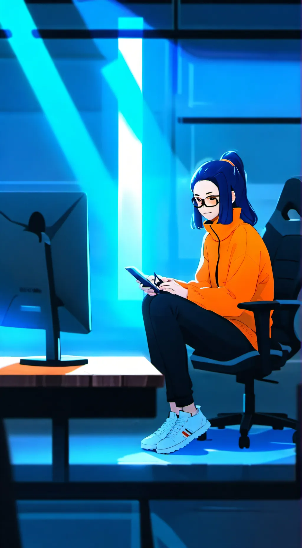 ai character: eloyfonk background