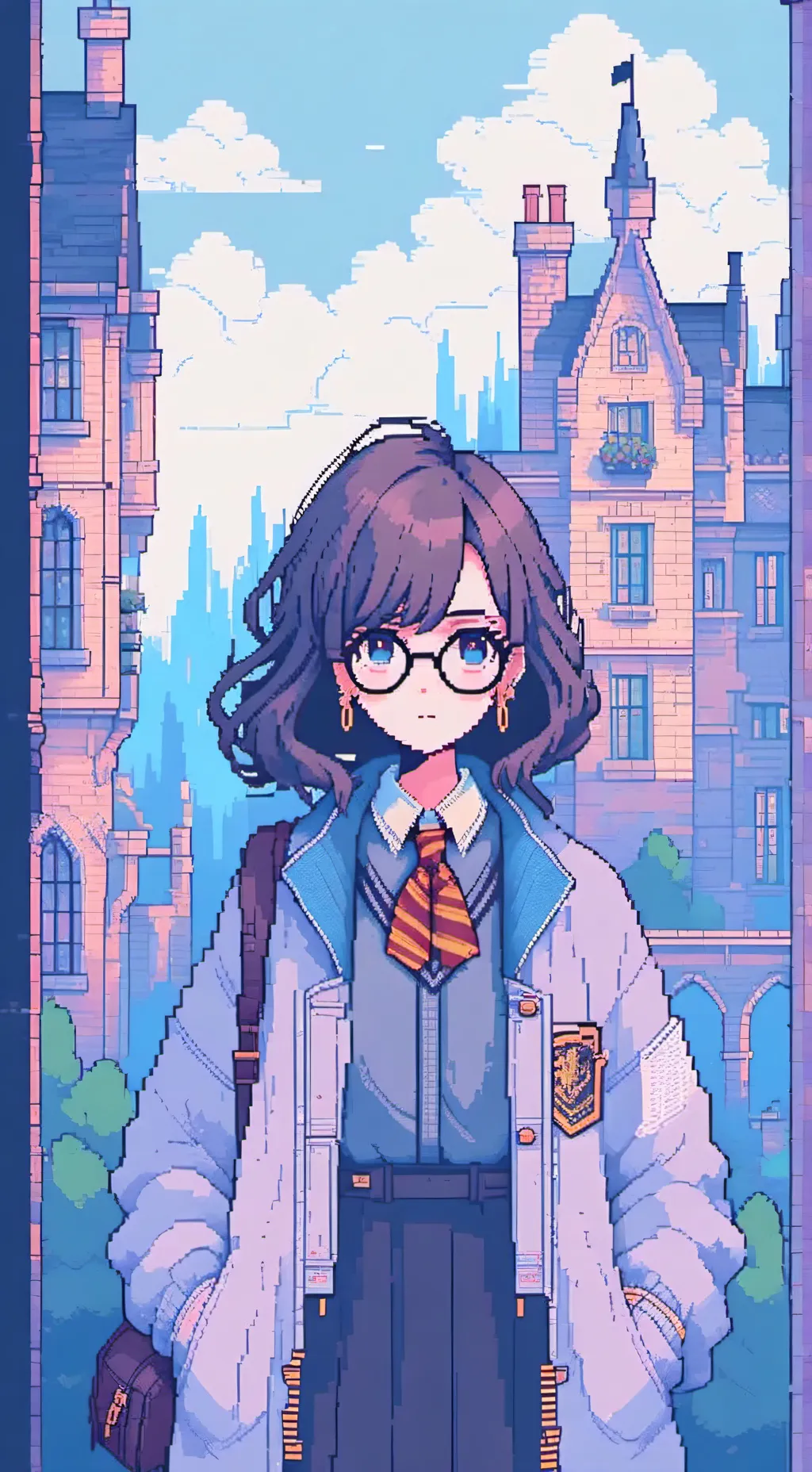 ai character: HogwartsXAvengers background